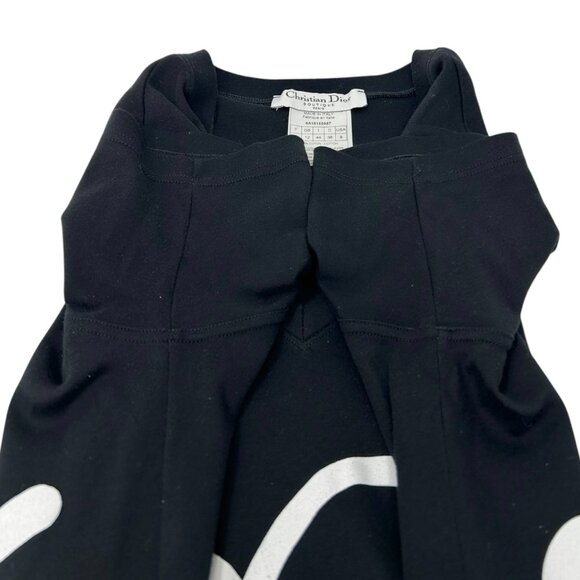 Christian Dior Vintage 2004 Big Logo T-shirts Top #40 Black White [105697] - Picture 8 of 11
